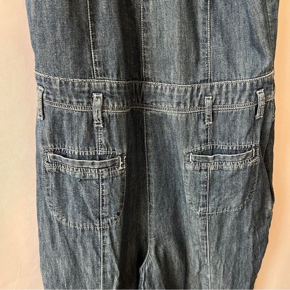ANTHROPOLOGIE PILCRO & THE LETTERPRESS OVERALLS SZ 6 WIDE LEG BOHEMIAN CROPPED - Picture 5 of 12